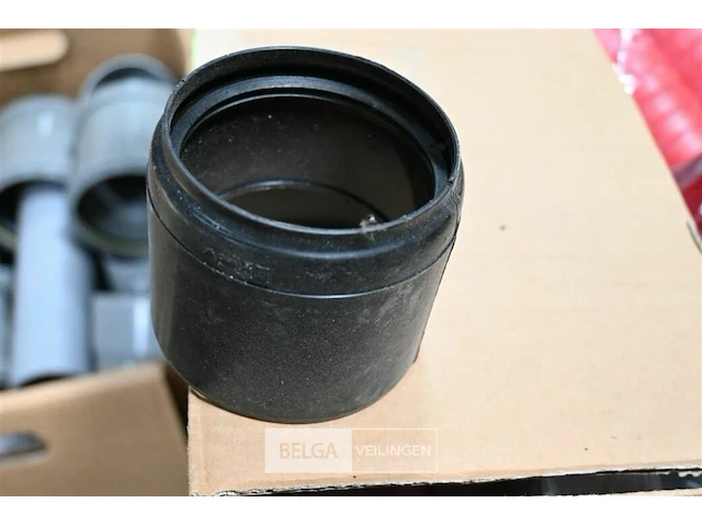 Bak met aanpasringen wc ø80 mm (zonder bak) - afbeelding 1 van  2