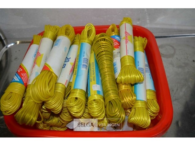 Bak met wasdraadlijnen 20m lang - afbeelding 2 van  2