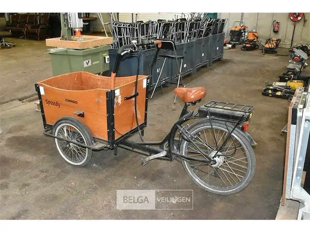 Bakfiets electr speedy largo incl batterij + lader - afbeelding 1 van  3