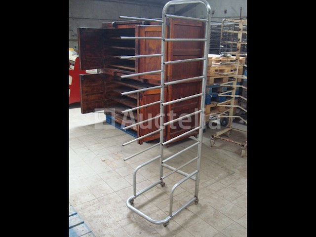 Bakkerij 3 trolleys voor draaitafels - afbeelding 2 van  5