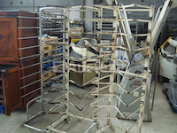 Bakkerij 3 trolleys voor draaitafels - afbeelding 3 van  5