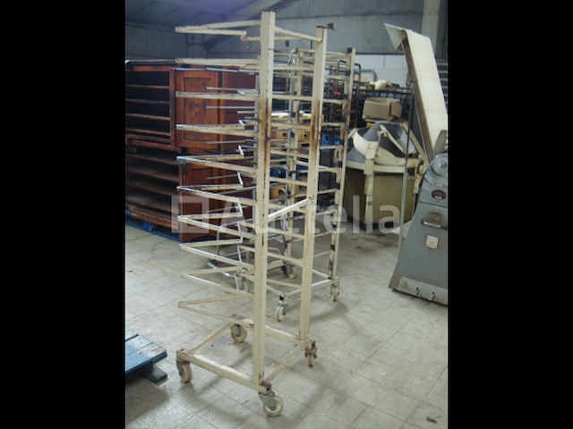 Bakkerij 3 trolleys voor draaitafels - afbeelding 5 van  5