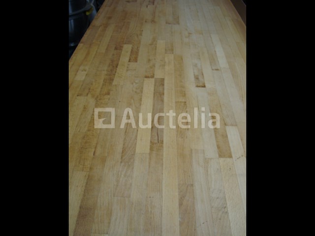 Bakkerij grote houten werktafel - afbeelding 7 van  8