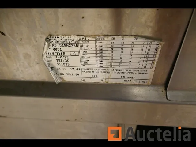 Bakplaat casta in inox - afbeelding 3 van  5