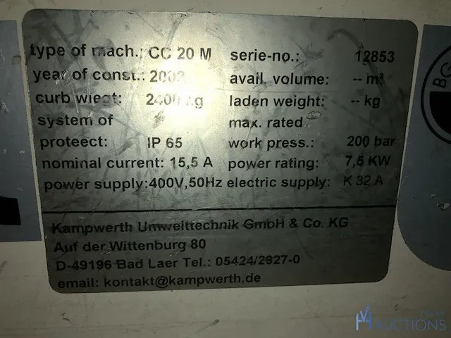 Bale press kampwerth umwelttechnik - afbeelding 6 van  11