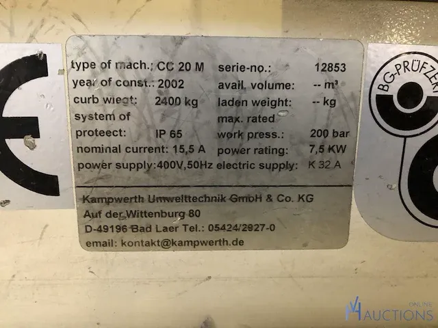 Bale press kampwerth umwelttechnik - afbeelding 7 van  11