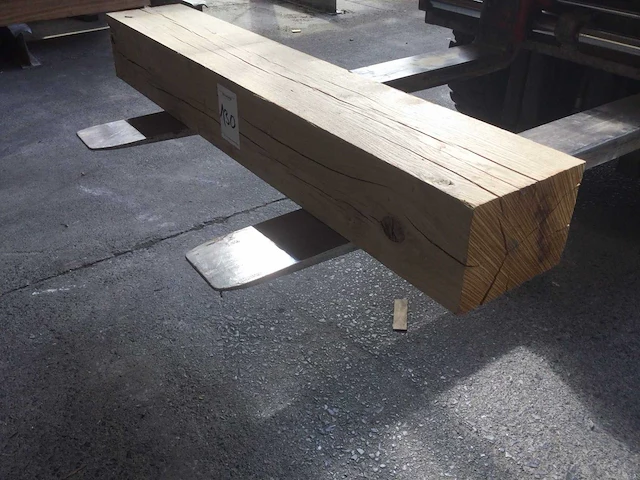 Balk eiken 1350 x 180 x 230 mm ( 1 x ) - afbeelding 4 van  5