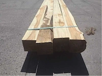 Balk teakhout 2340 x 110 x 110 mm (4x) - afbeelding 4 van  7