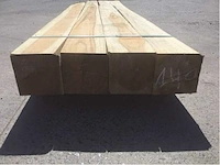 Balk teakhout 2340 x 80 x 80 mm (3x) - afbeelding 4 van  6