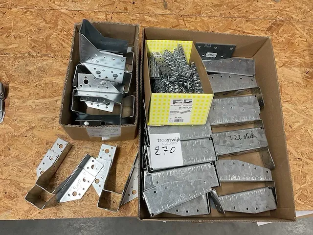 Balkdragers en nagel platen - afbeelding 1 van  10