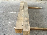 Balken eiken 1850 x 175 x 175 mm ( 2 x ) - afbeelding 3 van  5