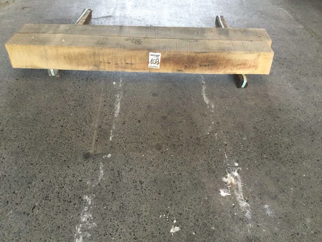 Balken eiken 1850 x 175 x 175 mm ( 2 x ) - afbeelding 4 van  5