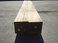 Balken padouck 2750 x 195 x 195 mm ( 2 x ) - afbeelding 3 van  5