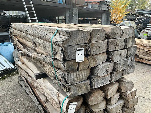 Balken teak - afbeelding 2 van  5