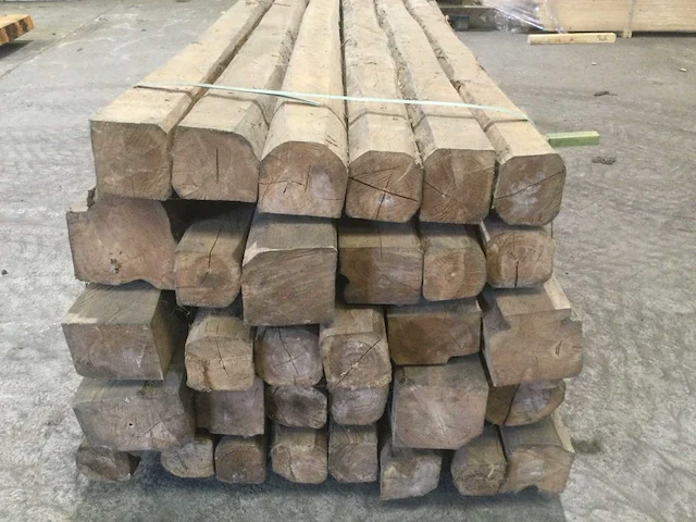 Balken teakhout 2300 mm ( 32 x ) - afbeelding 4 van  11
