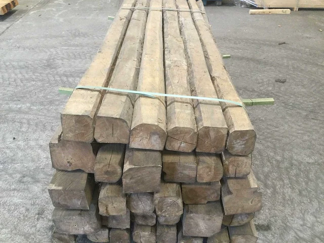 Balken teakhout 2300 mm ( 32 x ) - afbeelding 6 van  11