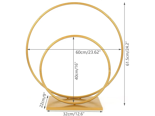 Ballonboog dubbele ring - afbeelding 4 van  6