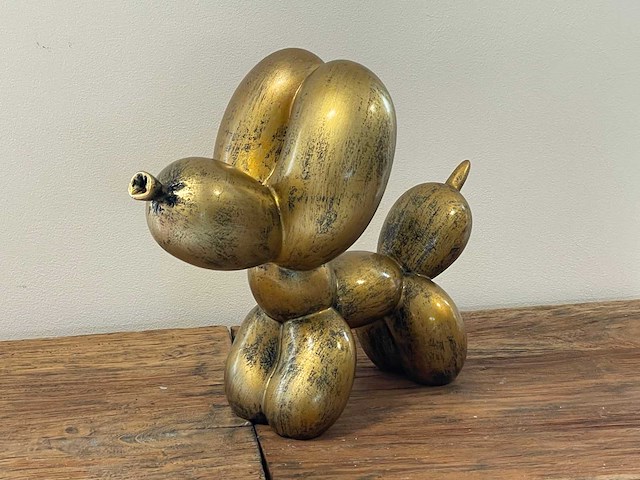 Ballonhond old gold h28cm - afbeelding 2 van  2