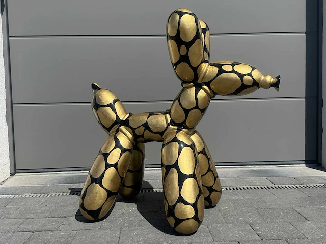 Balloon dog gold - afbeelding 2 van  2