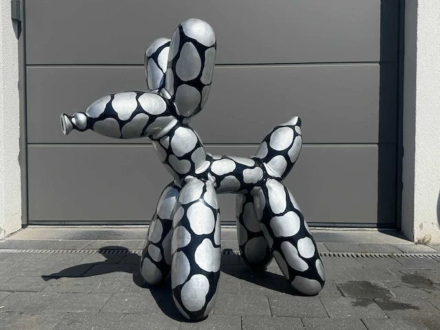 Balloon dog silver - afbeelding 1 van  2