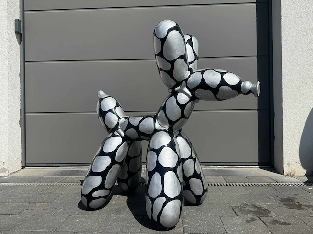 Balloon dog silver - afbeelding 2 van  2