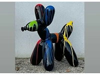 Balloondog h100cm black/colour - afbeelding 1 van  1