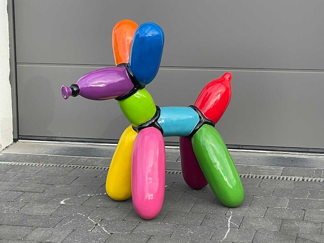 Balloondog h100cm multicolor - afbeelding 1 van  2