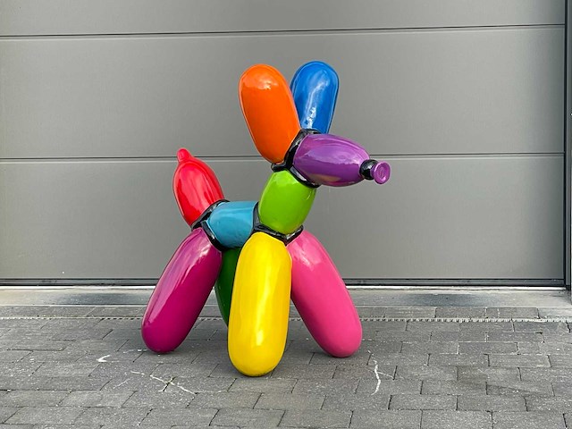 Balloondog h100cm multicolor - afbeelding 2 van  2