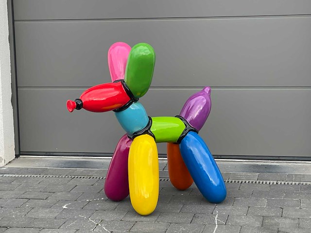 Balloondog h100cm multicolor - afbeelding 1 van  2