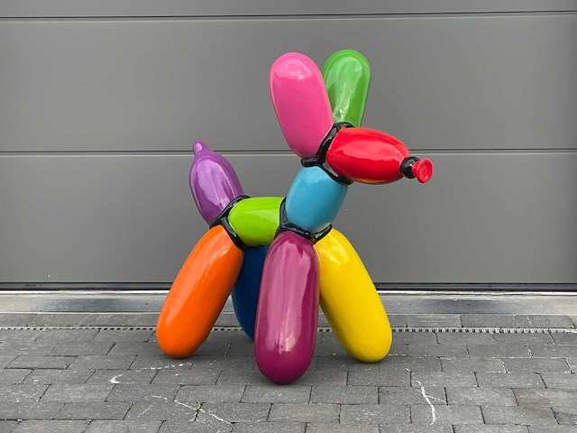 Balloondog h100cm multicolor - afbeelding 2 van  2