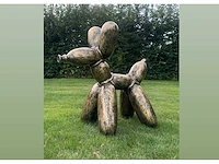 Balloondog h100cm old gold - afbeelding 1 van  1