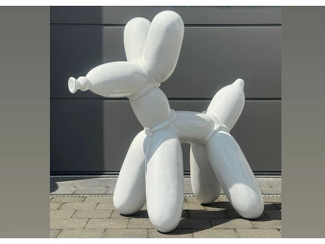 Balloondog h100cm white - afbeelding 1 van  1