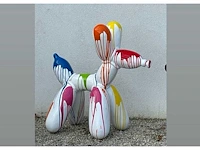 Balloondog h100cm white/colour - afbeelding 1 van  1