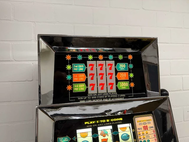 Bally - 1969 - 1045 triple 7 - slotmachine - afbeelding 11 van  12