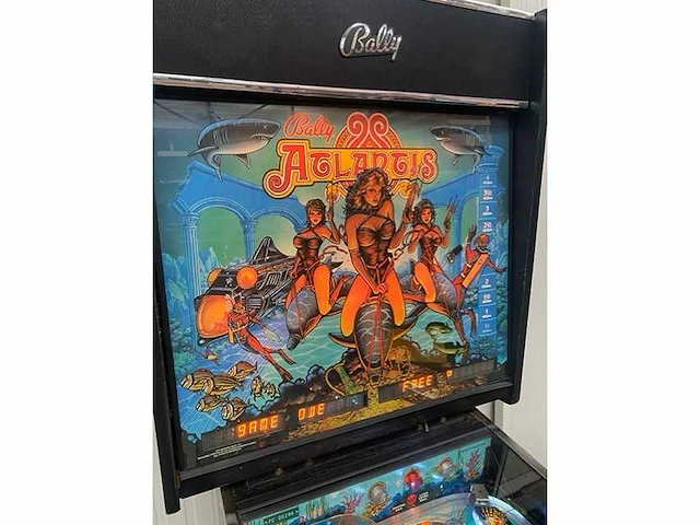 Bally - atlantis - flipperkast - afbeelding 3 van  8