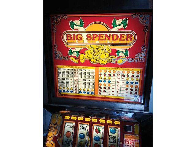 Bally - big spender - slotmachine - afbeelding 11 van  20