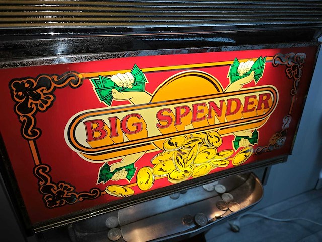 Bally - big spender - slotmachine - afbeelding 15 van  20
