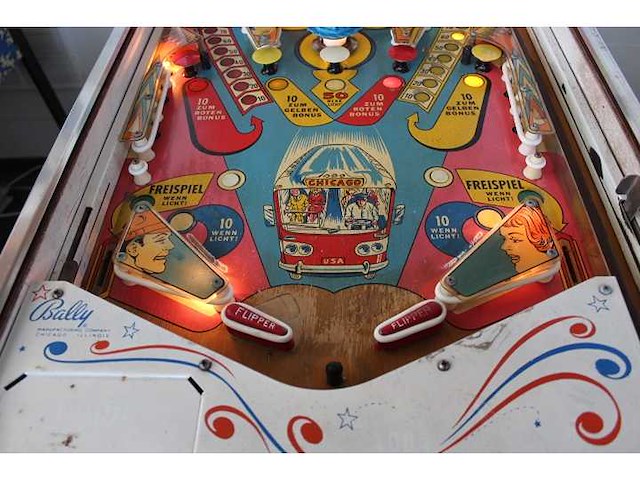 Bally - bus stop - flipperkast - afbeelding 6 van  7