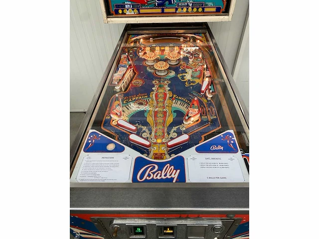 Bally - captain fantastic - flipperkast - afbeelding 6 van  10