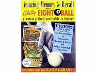 Bally - eight ball - flipperkast - afbeelding 8 van  9