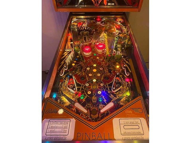 Bally - flash gordon - flipperkast - afbeelding 5 van  7