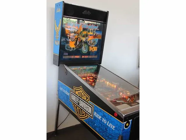 Bally - harley davidson - flipperkast - afbeelding 3 van  9