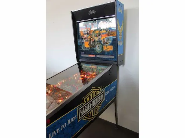 Bally - harley davidson - flipperkast - afbeelding 4 van  9