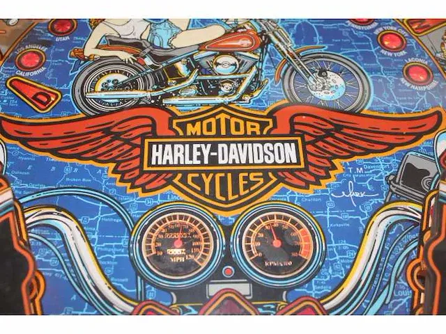 Bally - harley davidson - flipperkast - afbeelding 7 van  9