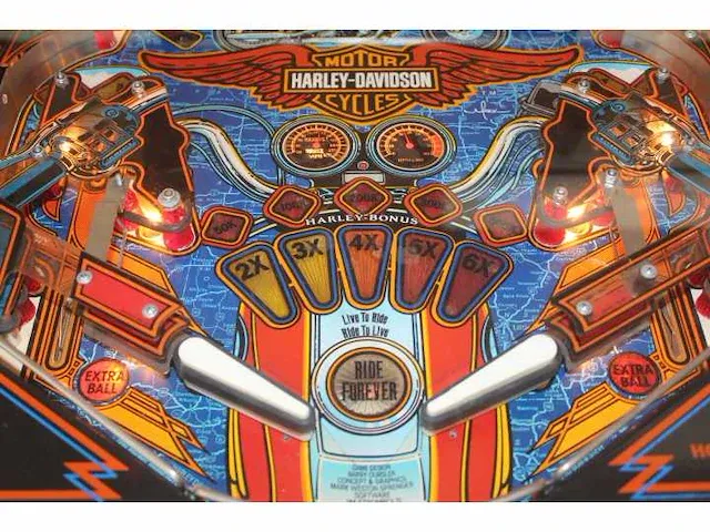 Bally - harley davidson - flipperkast - afbeelding 8 van  9