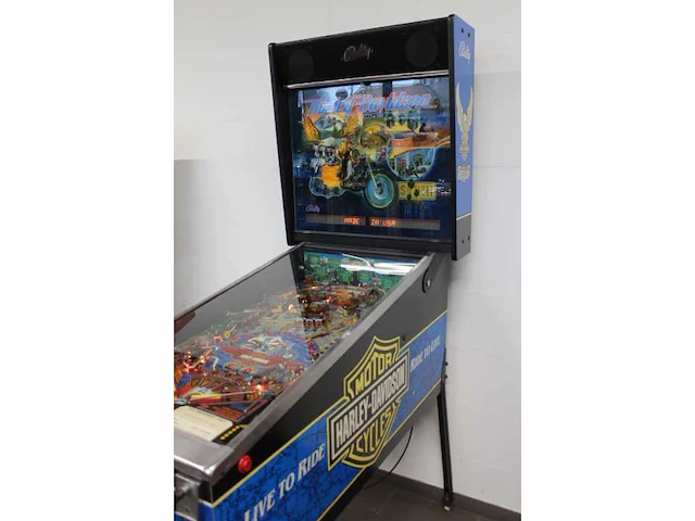 Bally - harley davidson - flipperkast - afbeelding 4 van  7