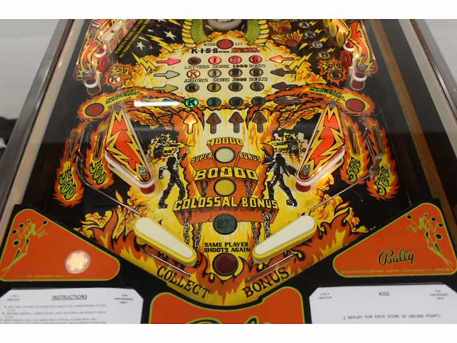 Bally - kiss - flipperkast - afbeelding 7 van  7