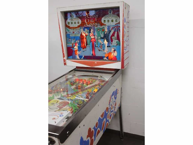 Bally - loop the loop - flipperkast - afbeelding 4 van  9