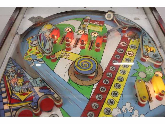 Bally - loop the loop - flipperkast - afbeelding 6 van  9