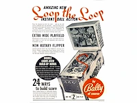 Bally - loop the loop - flipperkast - afbeelding 8 van  9